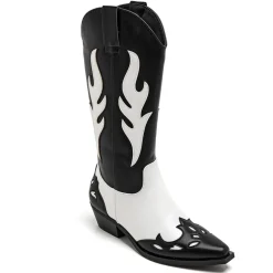 Abby Dame cowboystøvle 9632A - Black