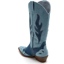 Abby Dame cowboystøvle 9632A - Jeans