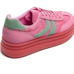 Agnes dame sneakers 8999 - Fuxia