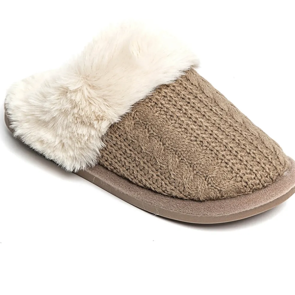 Aisha dame hjemmesko 5284 - Camel