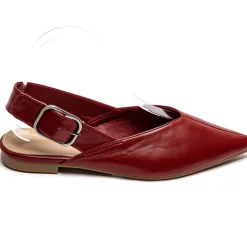 Amance dame slingback ballerinaer 9705 - Red