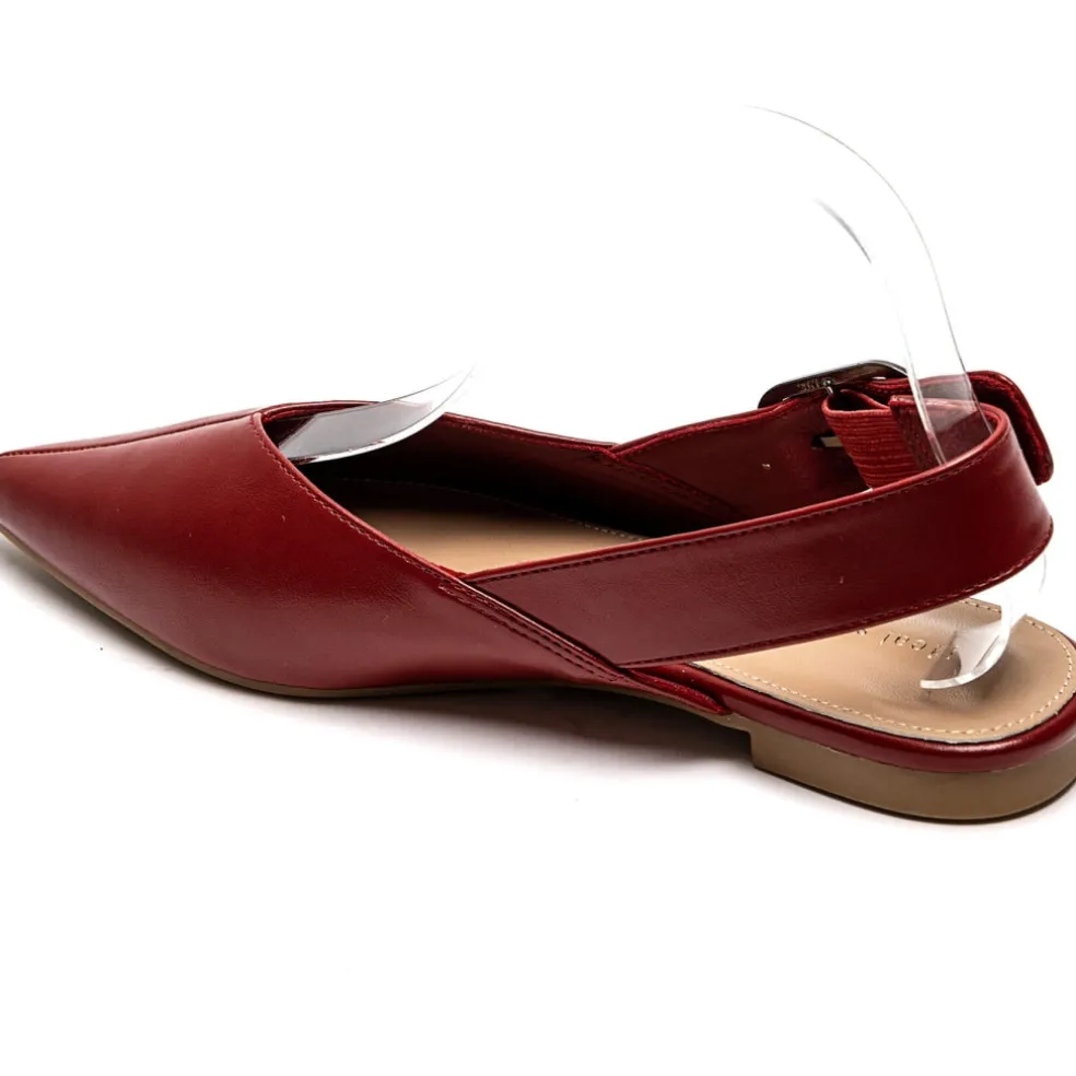 Amance dame slingback ballerinaer 9705 - Red