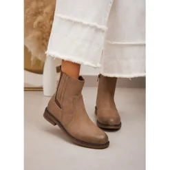 Anne dame støvler 6399 - Kaki