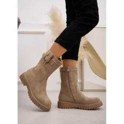 Antoinette dame støvler 8613 - Kaki