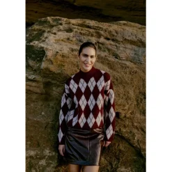 b. young dame nederdel BYDAINA - Chocolate Plum