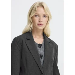 B.young dame blazer BYDANTA - Black Melange