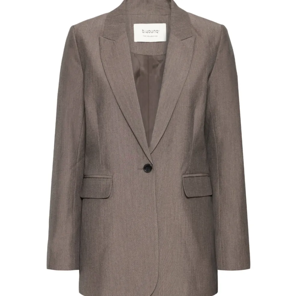 B.YOUNG dame blazer BYDANTA - Walnut Melange