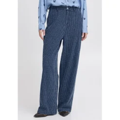 B.YOUNG dame bukser BYKANILLA - Mid Blue Denim