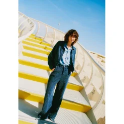 B.YOUNG dame bukser BYKANILLA - Mid Blue Denim