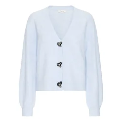 B.YOUNG dame cardigan BXOMEA - Cashmere Blue MELANGE