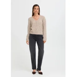 B.YOUNG DAME CARDIGAN BYNADIKA - String Melange