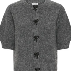 B.YOUNG dame cardigan BYOMEA - Dark grey melange