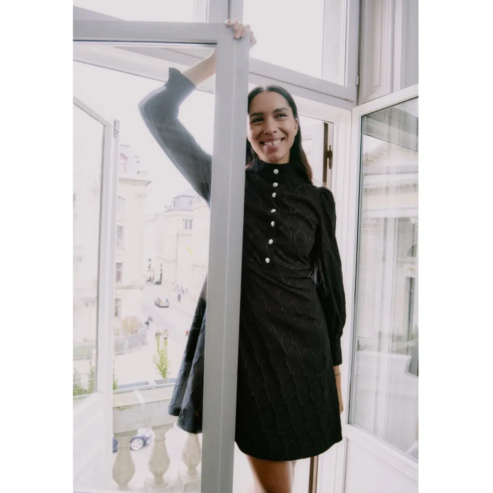 b.young dame kjole BYDESMORA - True Black