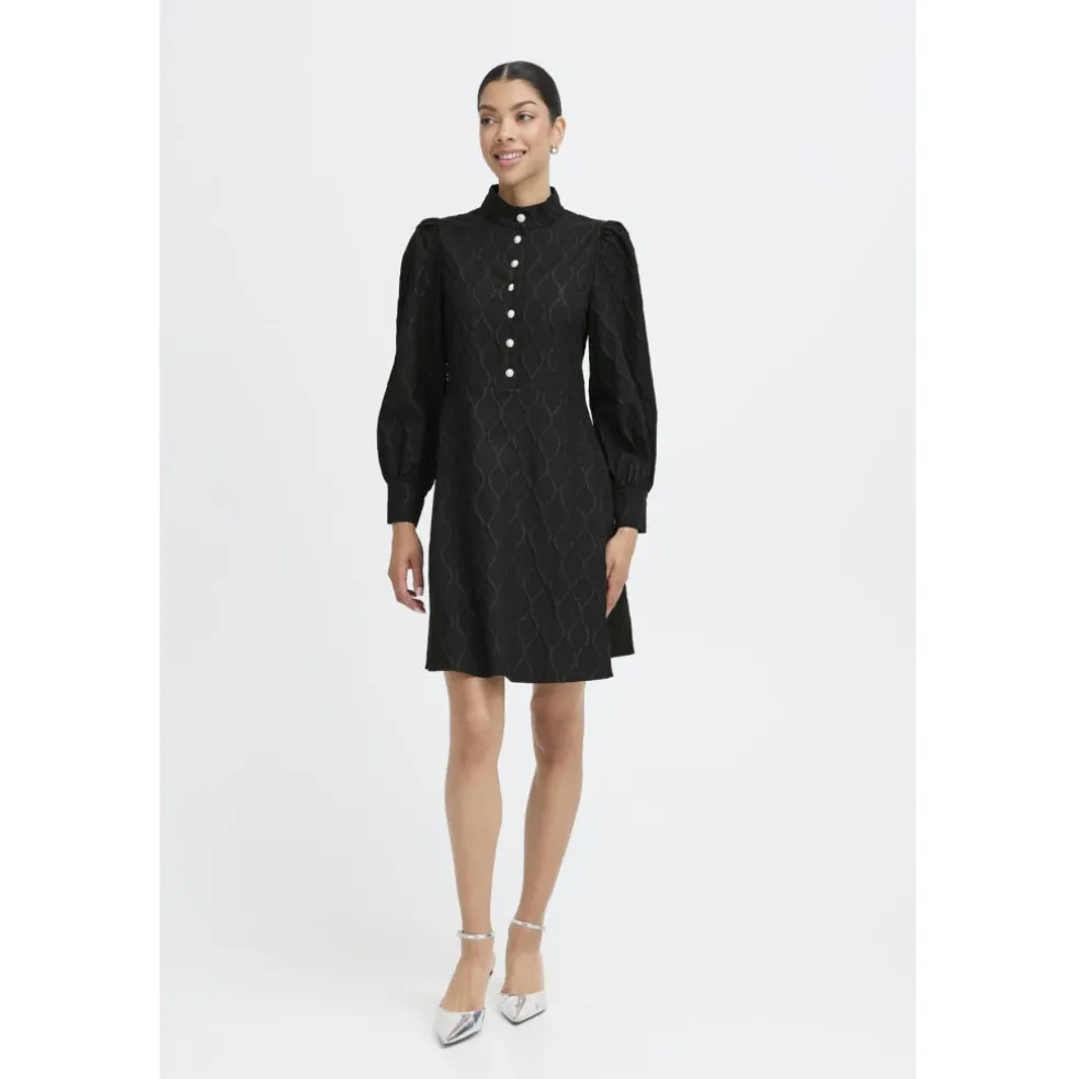 b.young dame kjole BYDESMORA - True Black