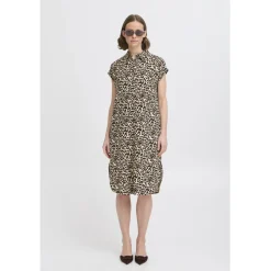 B.YOUNG dame kjole BYFALAKKA - Rainy Day Leopard Mix