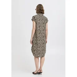 B.YOUNG dame kjole BYFALAKKA - Rainy Day Leopard Mix