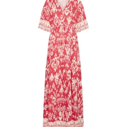 B.YOUNG dame kjole BYJASMINA - Flame Scarlett Eth Mix