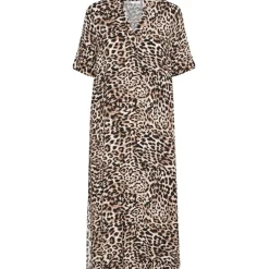 B.YOUNG dame kjole BYMMJOELLA - Birch LEOPARD
