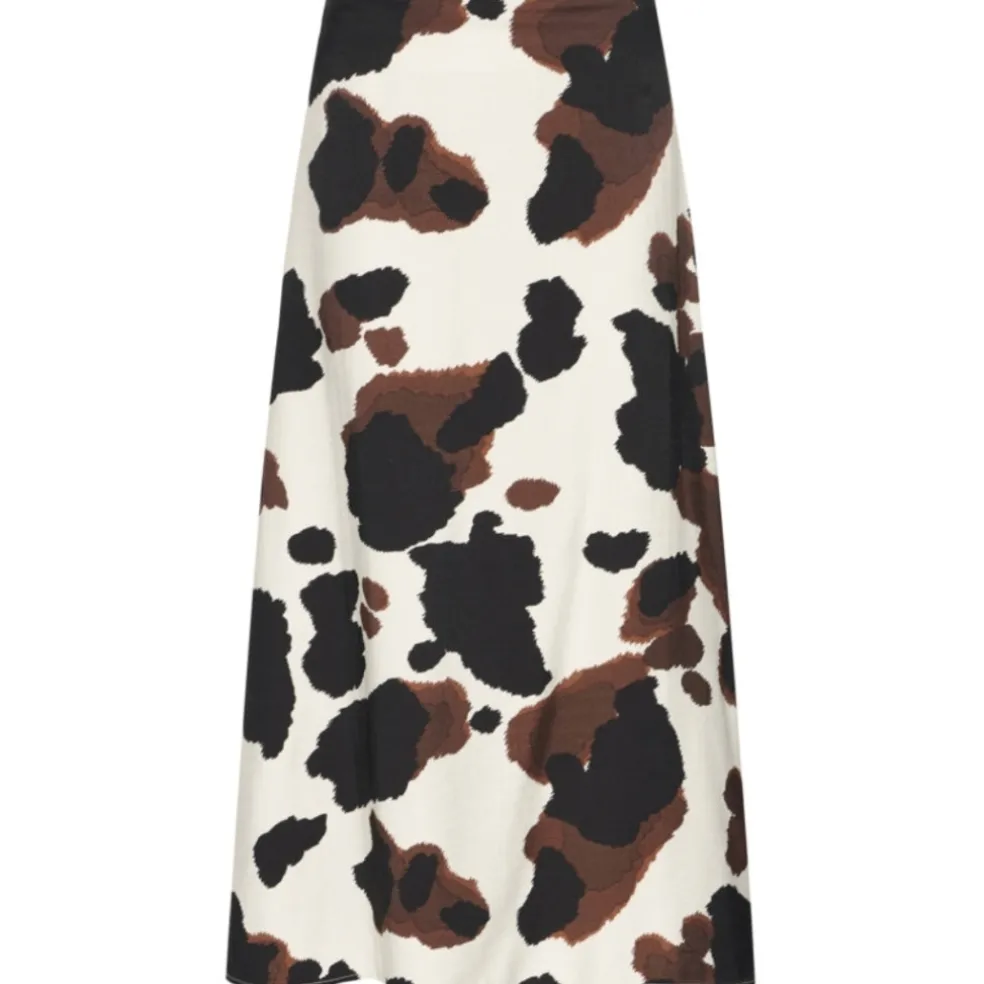 B.YOUNG DAME NEDERDEL BYIHAMMA - String Cow Print