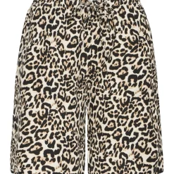 B.Young dame shorts BYFALAKKA - Rainy Day Leopard Mix
