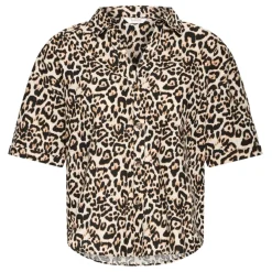 B.YOUNG dame skjorte BYFALAKKA - Rainy Day Leopard Mix