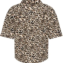 B.YOUNG dame skjorte BYFALAKKA - Rainy Day Leopard Mix