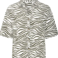 B.YOUNG dame skjorte BYFALAKKA - Animal Kalamata Mix