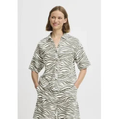 B.YOUNG dame skjorte BYFALAKKA - Animal Kalamata Mix