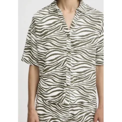 B.YOUNG dame skjorte BYFALAKKA - Animal Kalamata Mix