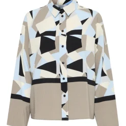 B.YOUNG dame skjorte BYFAVIA - Humus Blocks