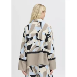 B.YOUNG dame skjorte BYFAVIA - Humus Blocks