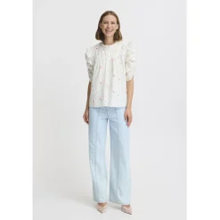 B.YOUNG dame skjorte BYFUNNI - Off White Mix