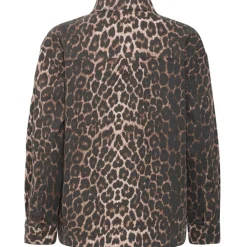 B.YOUNG DAME SKJORTE BYKENNA - Denim Leopard Mix