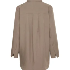 B.YOUNG dame skjorte BYMMIDDE - Walnut Melange