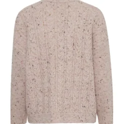 B.YOUNG dame strik BYNATA - Pale Mauve Melange