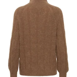 B.YOUNG dame strik BYOTIKI - Walnut