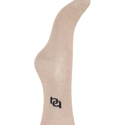 B:YOUNG dame strømper BAWLI - Brown Logo Sock