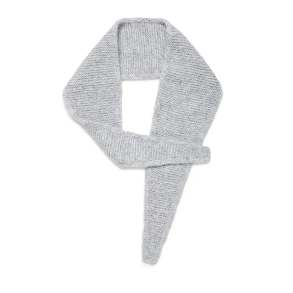 B.Young dame tørklæde BYVALMA - Light Grey Melange