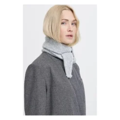 B.Young dame tørklæde BYVALMA - Light Grey Melange