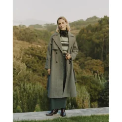 b.young dame tørklæde BYVIKSI - Black Melange