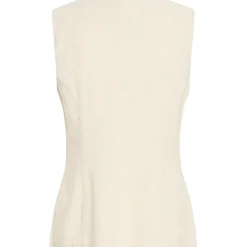 B.YOUNG dame vest BYJOHANNA - Nature Linen