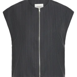 B.Young dame vest BYXDAYO - dark grey pinstripes
