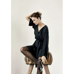 Decoy dame tights DD logo - Black