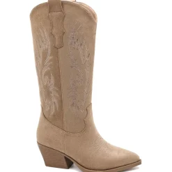 Dina dame støvler 6398A - Kaki