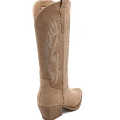 Dina dame støvler 6398A - Kaki