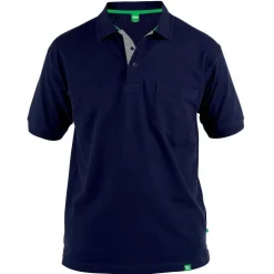DUKE D555 POLO Herre Grant Plus - Navy