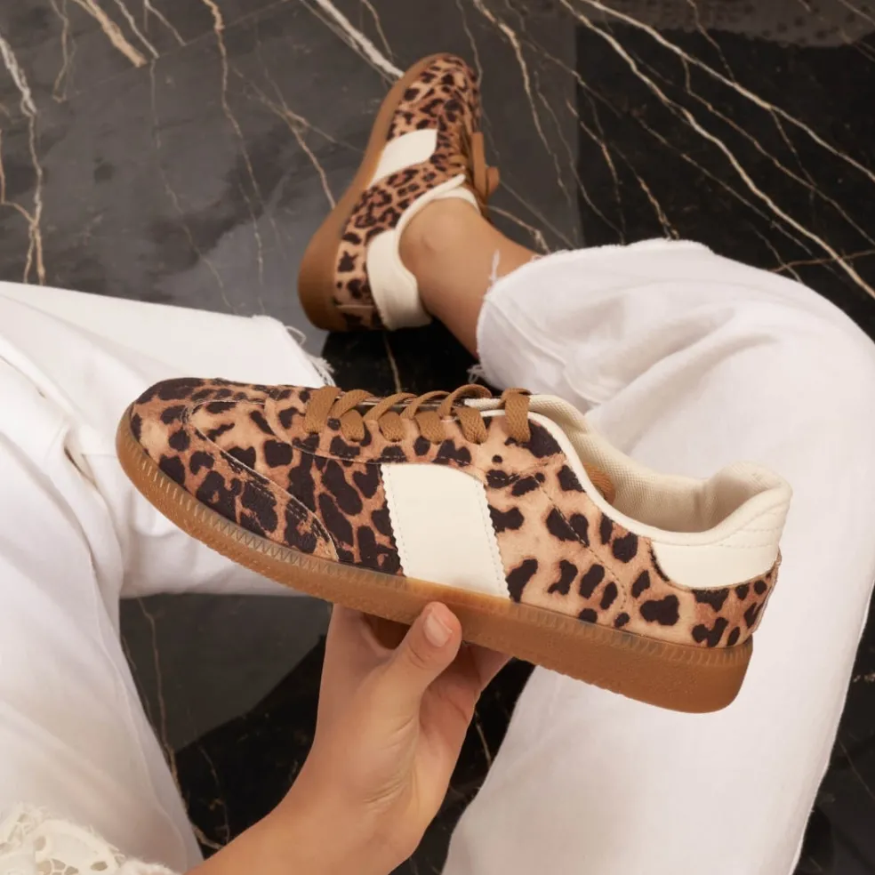 Elie dame sneakers 8965 - Leopard
