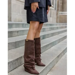 Faith dame støvler 7665A-1 - Brown