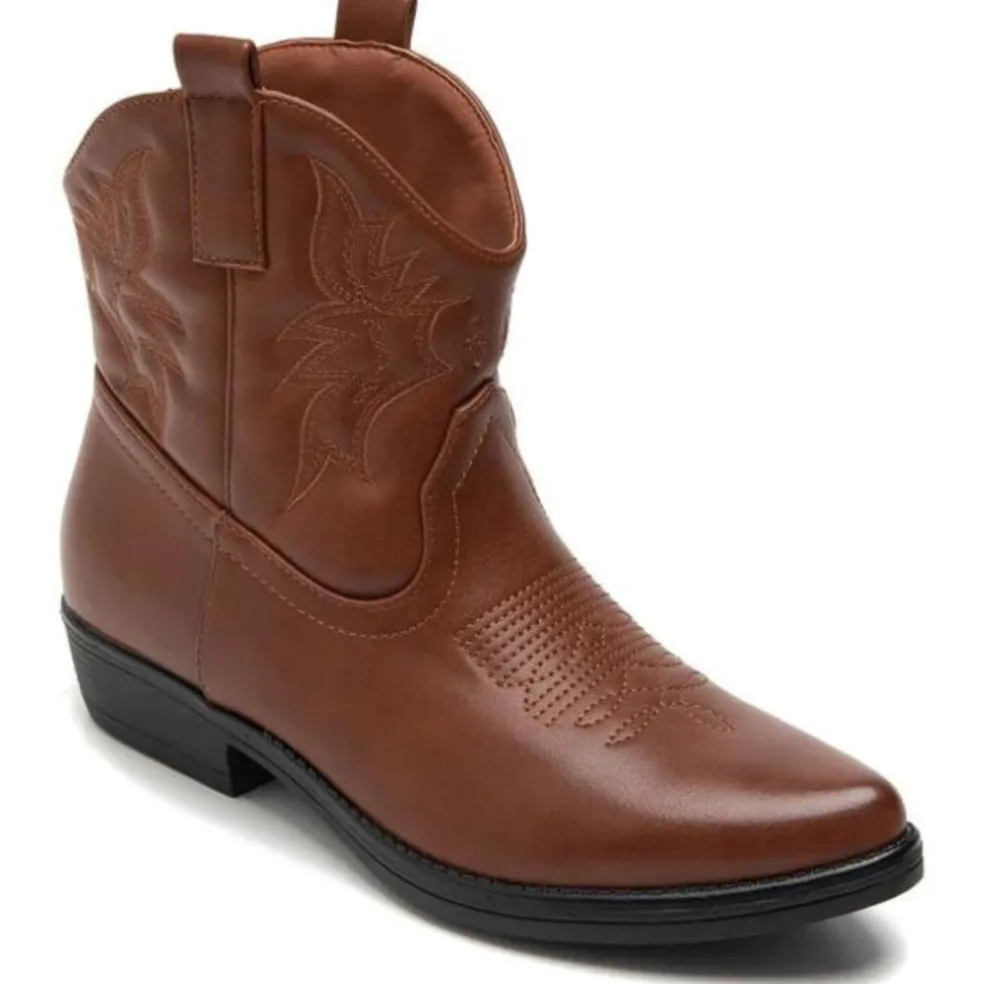 Faya Dame cowboystøvle 9591A - Camel