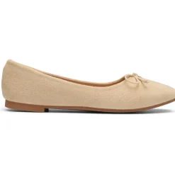 Florence dame ballerina sko DS-1A18 - Beige